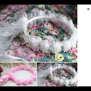 2for15 Flower Girl miniature bride head piece